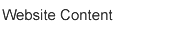 Is your Website Content aiding in your marketing