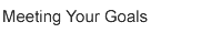 Does your site Meet your Goals's